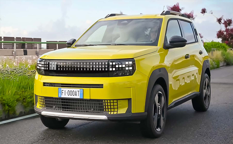 Fiat Grand Panda with a conventional engine and manual transmission
