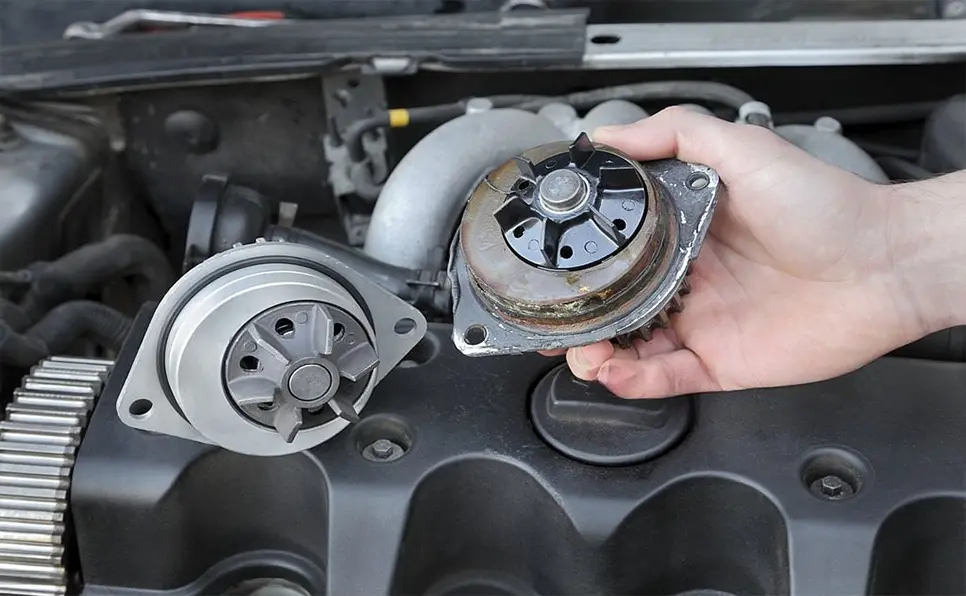 Symptômes et causes de panne de la pompe à eau du moteur